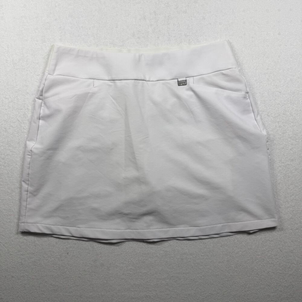 Greg Norman Women’s White Golf Skort Medium Play Dry Athletic Tennis Skirt
